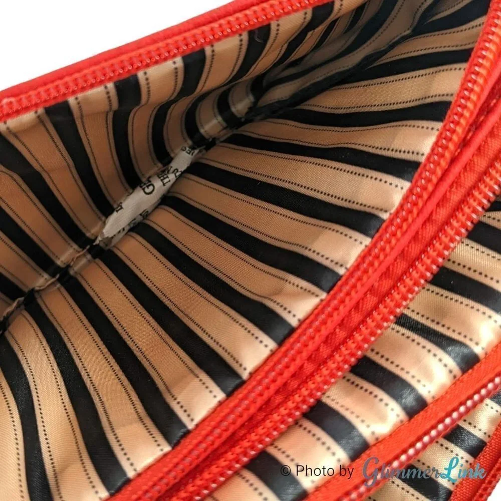 NWT Isabelle Red Vegan Crossbody Clutch Bag - Picture 10 of 14